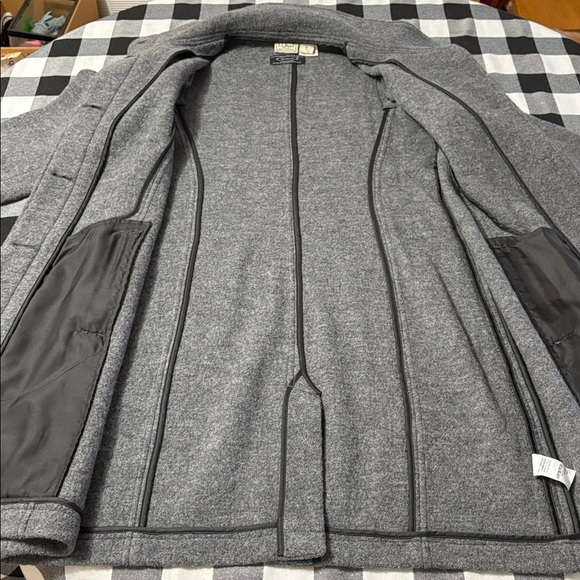 L.L. Bean Gray Bellandi Italian Wool Women's Coat - Picture 8 of 14